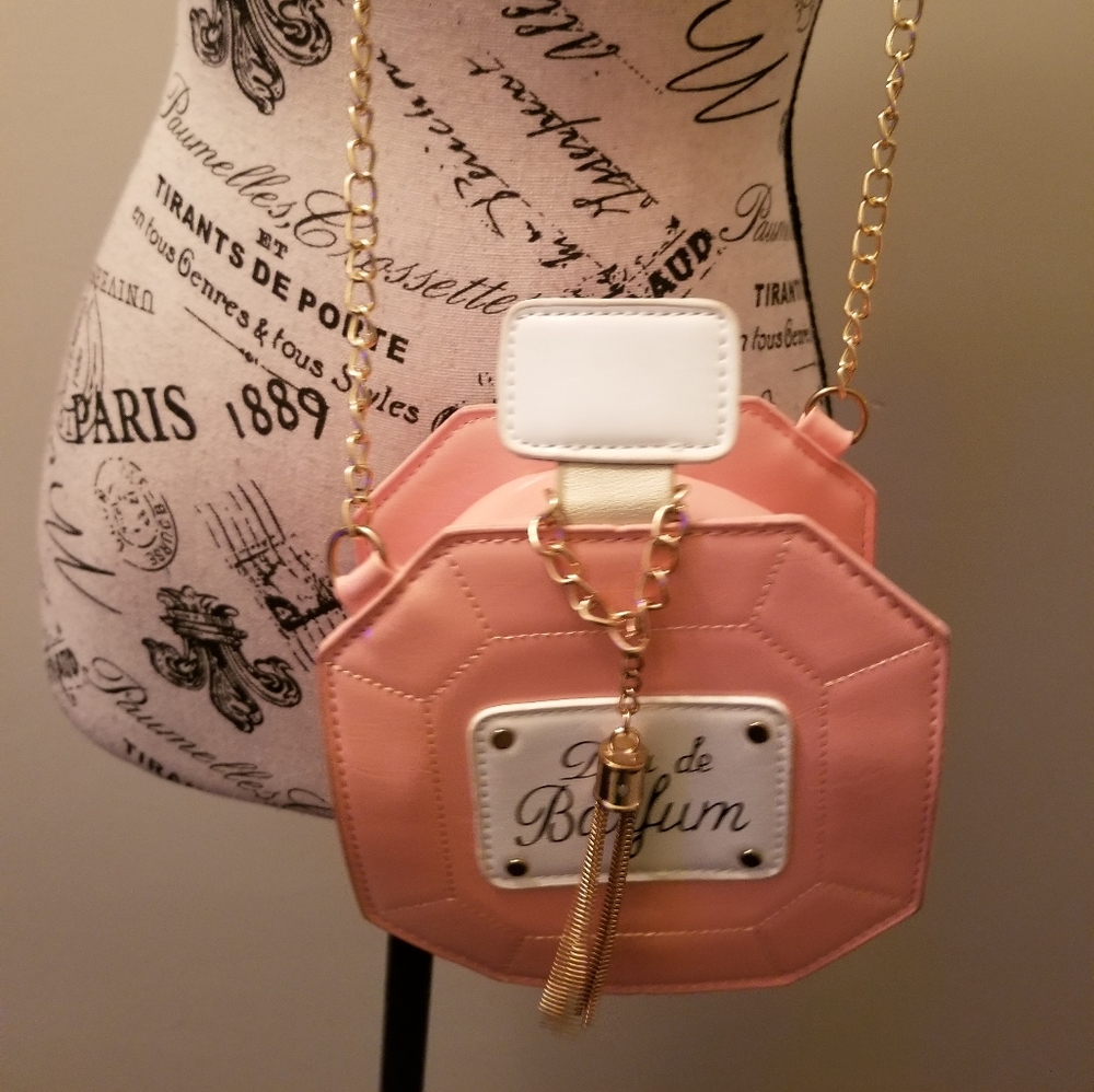 Perfume bottle purse